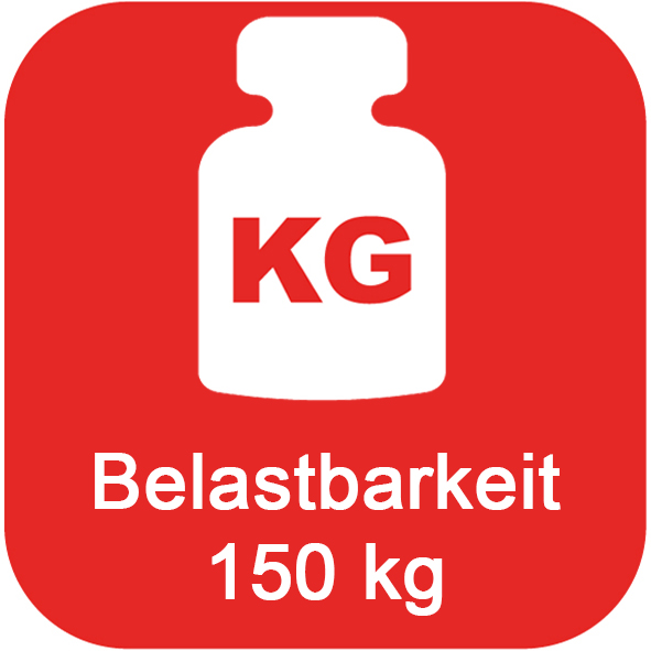 Max. Belastung 150kg