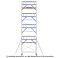 ASC Rollgerüst AGS Pro 250x135cm mit Carbon-Plattformen und einseitigem Geländer 14,3m Arbeitshöhe ASC Rollgerüst AGS Pro 250x135cm mit Carbon-Plattformen und einseitigem Geländer 14,3m Arbeitshöhe-small
