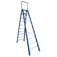 ASC Premium- Stufenstehleiter DT-10 2x10 Stufen mit 4,53m Arbeitshöhe-small