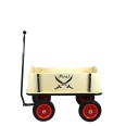 Beachtrekker Style Holz Bollerwagen Handwagen Pirat