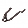 Dachhaken für Biber, gerade, 40mm gekröpft, braun