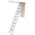Dolle alu-top Bodentreppe Scherentreppe bis 279cm Raumhöhe mit U-Wert 0,58-small