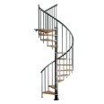 Dolle Spindeltreppe Montreal Eiche/anthrazit 252-282cm Geschosshöhe Ø120cm