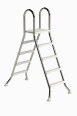 Eichenwald Poolleiter Modell 57 Hochbeckenleiter freistehend Beckenhöhe 1,20m/1,20m 4/4-Stufen Eichenwald Poolleiter Modell 57 Hochbeckenleiter freistehend Beckenhöhe 1,20m/1,20m 4/4-Stufen-small