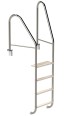 Eichenwald Poolleiter Modell 07 Marina Öffentlich Einbauhalterung Beckentiefe 1340mm 4 Stufen