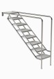 Eichenwald Pooltreppe Modell 08.3 Miami nur Unterteil Beckentiefe 1999mm 8 ABS-Stufen