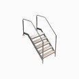 Eichenwald Pooltreppe Modell 13 Treppe Stufenbreite 650mm Beckentiefe 1150mm 5 Stufen