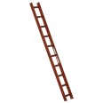 Euroline Premium Kaminkehrerleiter 10 Sprossen RAL8004 Rot