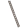 Euroline Premium Kaminkehrerleiter 14 Sprossen RAL8014 Braun