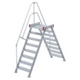 Euroline 512 Überstieg 60° 800mm Stufenbreite 2x8 Stufen Alu gerieft Euroline 512 Überstieg 60° 800mm Stufenbreite 2x8 Stufen Alu gerieft-small