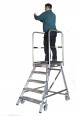 Euroline Premium 515 Mobile Podesttreppe einseitig, fahrbar Euroline Premium 515 Mobile Podesttreppe einseitig, fahrbar-small