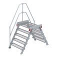 Euroline 512 Überstieg 60° 1000mm Stufenbreite 2x5 Stufen Stahl Gitterrost Euroline 512 Überstieg 60° 1000mm Stufenbreite 2x5 Stufen Stahl Gitterrost-small