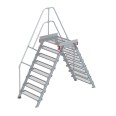 Euroline 512 Überstieg 60° 1000mm Stufenbreite 2x8 Stufen Stahl Gitterrost Euroline 512 Überstieg 60° 1000mm Stufenbreite 2x8 Stufen Stahl Gitterrost-small