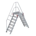 Euroline 512 Überstieg 60° 600mm Stufenbreite 2x7 Stufen Stahl Gitterrost Euroline 512 Überstieg 60° 600mm Stufenbreite 2x7 Stufen Stahl Gitterrost-small