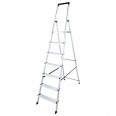 Euroline 618 Haushaltsleiter mit Sicherheitsbrücke 7 Stufen