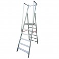 Euroline Workline Leichte Stufenstehleiter mit großer Standplattform-small