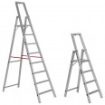 Euroline 22577 Stufenstehleiter mit Sicherheitsbrücke-small
