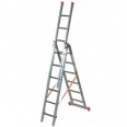 Facal Mehrzweckleiter 3-teilig GENIA S300 3x6 Sprossen