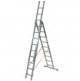 Facal Mehrzweckleiter 3-teilig GENIA S300 3x9 Sprossen