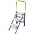 Facal Klapptreppe Plio mit Sicherheitsbügel Aluminium 3 Stufen Facal Klapptreppe Plio mit Sicherheitsbügel Aluminium 3 Stufen-small