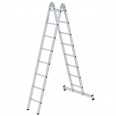 MUNK Gelenk-Klappleiter mit Nivello® Traverse 2x8 Sprossen MUNK Gelenk-Klappleiter mit Nivello® Traverse 2x8 Sprossen-small