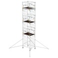 MUNK Rollgerüst SG mit Doppelplattform 1,35x1,80m und Ausleger 9,55m AH