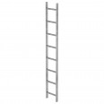 MUNK Schachtleiter Stahl verzinkt 300mm breit 8 Sprossen 2,24m lang