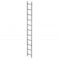 MUNK Schachtleiter Stahl verzinkt 300mm breit 11 Sprossen 3,08m lang