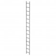 MUNK Schachtleiter Stahl verzinkt 300mm breit 14 Sprossen 3,92m lang