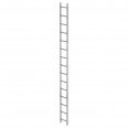 MUNK Schachtleiter Stahl verzinkt 300mm breit 15 Sprossen 4,20m lang
