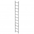 MUNK Schachtleiter Stahl verzinkt 400mm breit 11 Sprossen 3,08m lang