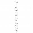 MUNK Schachtleiter Stahl verzinkt 400mm breit 12 Sprossen 3,36m lang