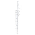 MUNK ortsfeste Steigleitern Aluminium, 12,60m SH