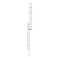 MUNK ortsfeste Steigleitern Aluminium, 15,96m SH