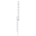 MUNK ortsfeste Steigleitern Aluminium, 17,92m SH