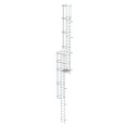MUNK ortsfeste Steigleitern Aluminium, 10,92m SH PG2
