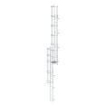 MUNK ortsfeste Steigleitern Aluminium, 11,76m SH PG2
