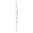 MUNK ortsfeste Steigleitern Aluminium, 15,12m SH PG2