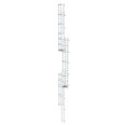 MUNK ortsfeste Steigleitern Aluminium, 15,96m SH PG2