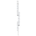 MUNK ortsfeste Steigleitern Aluminium, 16,80m SH PG2