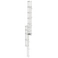 MUNK ortsfeste Steigleitern Edelstahl, 11,76m SH PG2