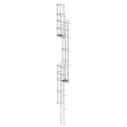 MUNK ortsfeste Steigleitern Edelstahl, 13,16m SH PG2