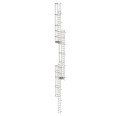 MUNK ortsfeste Steigleitern Edelstahl, 15,12m SH PG2