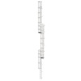 MUNK ortsfeste Steigleitern Edelstahl, 17,64m SH PG2