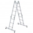 MUNK Vielzweckleiter mit Nivello® Traverse und Holzbelag 2x3 + 2x4 Sprossen MUNK Vielzweckleiter mit Nivello® Traverse und Holzbelag 2x3 + 2x4 Sprossen-small