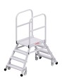 Hymer Podesttreppe fahrbar zweiseitig begehbar 2x4 Stufen Hymer Podesttreppe fahrbar zweiseitig begehbar 2x4 Stufen-small