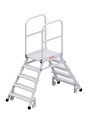 Hymer Podesttreppe fahrbar zweiseitig begehbar 2x5 Stufen Hymer Podesttreppe fahrbar zweiseitig begehbar 2x5 Stufen-small