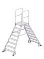 Hymer Podesttreppe fahrbar zweiseitig begehbar 2x8 Stufen Hymer Podesttreppe fahrbar zweiseitig begehbar 2x8 Stufen-small