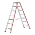 Hymer Stufenstehleiter mit Alu-Druckguss Gelenk 2x7 Stufen Hymer Stufenstehleiter mit Alu-Druckguss Gelenk 2x7 Stufen-small