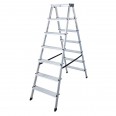 Krause Dopplo Stufen Doppelleiter 2x7 Stufen